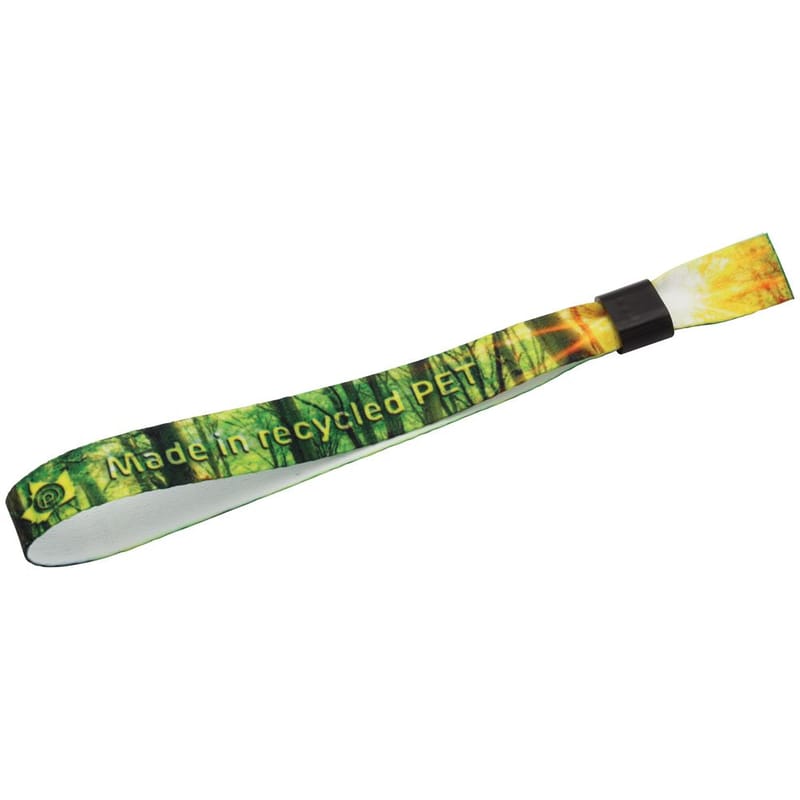Custom Branded Recycled PET Event Wristband (Dye Sublimation Print)